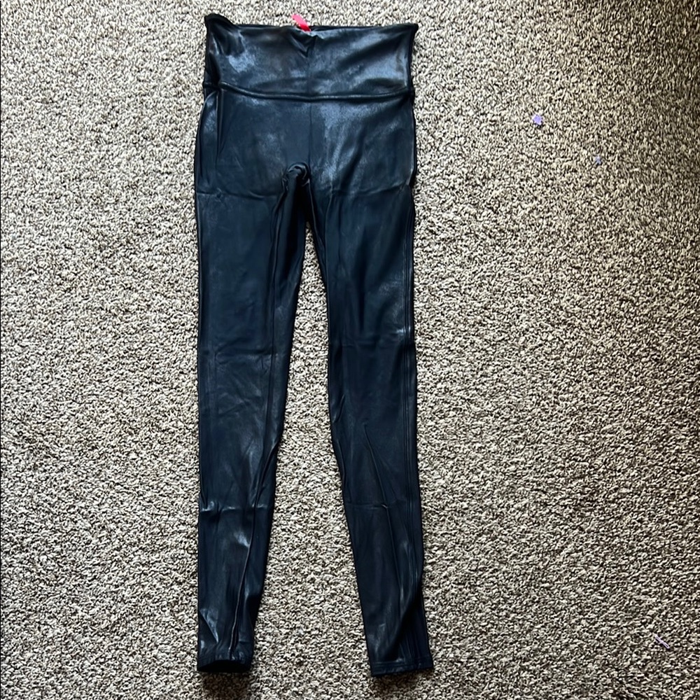 SPANX Faux Leather Leggings